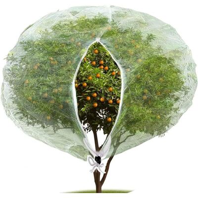 TORMATOR (180 x 180 cm) Insect and bird netting with zipper, garden insect netting to protect plants, fruits and flowers from eating insects TORMATOR (180 x 180 cm) Insect and bird netting with zipper, garden insect netting to protect plants, fruits and flowers from eating insects