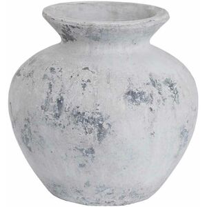 HILL INTERIORS Darcy Antique White Vase - Ceramic - L31 x W31 x H30 cm - Stone