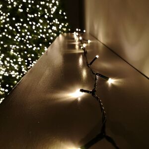 PREMIER DECORATIONS 1000 led 80m Premier Christmas Outdoor 8 Function Lights in Warm White