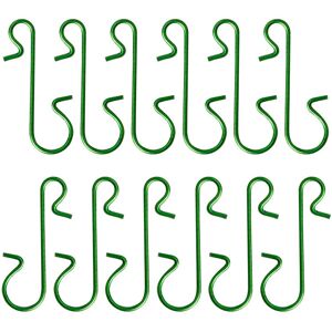 Langray - 150PCS Christmas Ornament Hooks, S-Shaped Xmas Metal Wire Hanger with Storage Box Mini Christmas Tree Hanging Decoration for Balls Garlands