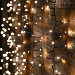 NOMA 1.9m Cluster Curtain Light Outdoor Christmas Decoration 480 Warm White LEDs - Warm White