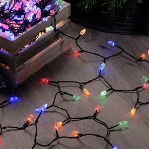 Festive Productions - 23.9m Mutli Colour Traditional Style led Christmas Fairy String Lights Indoor Outdoor Tree Decoration - Multi