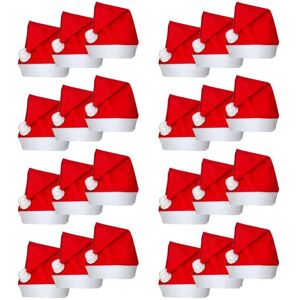 Hommoo - 24 Santa Claus Christmas Hats