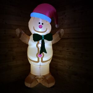 Samuel Alexander - 2.4m Inflatable led Christmas Gingerbread Man