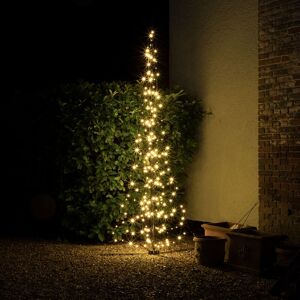 NOMA 2m Plug In Outdoor Starry Night Light Tree, 200 Warm White LEDs Garden Indoor Home - Warm White