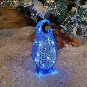 Samuel Alexander - 30cm led Baby Acrylic Penguin Christmas Decoration