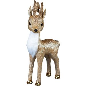 Shatchi - 44cm Gold Reindeer - Christmas Figurine