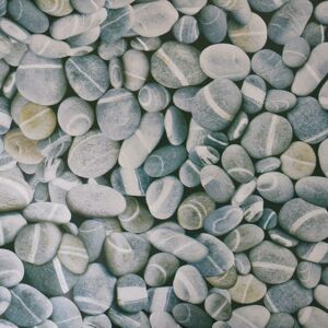 Pebbles Grey Stone Stationary Crafts Self Adhesive Film Vinyl - Fablon