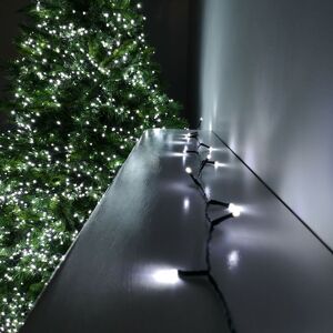 SAMUEL ALEXANDER 480 led 38.3m Premier SupaBrights Indoor Outdoor Christmas Multi Function Mains Operated String Lights with Timer in Cool White