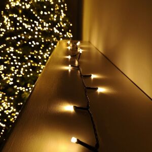 Samuel Alexander - 480 led 38.3m Premier SupaBrights Indoor Outdoor Christmas Multi Function Mains Operated String Lights with Timer in Vintage Gold