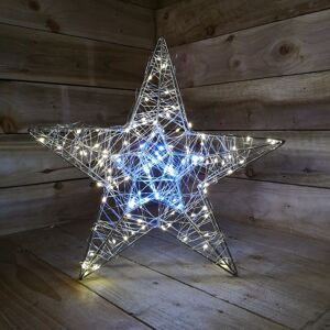 Samuel Alexander - 55cm 240 led Star Silhouette Pre Lit Indoor/Outdoor Christmas Decoration