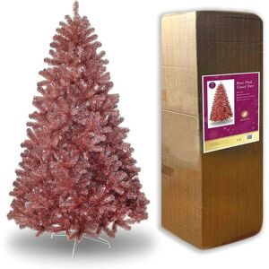 SHATCHI 5FT Rose Gold Christmas Tree - Rose Gold