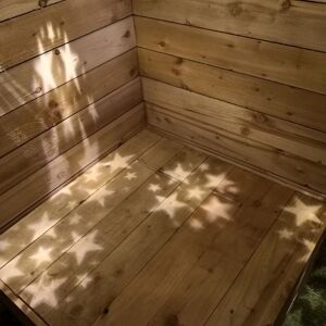 Premier Decorations - 6 Piece Star Projector Light with Warm White Leds