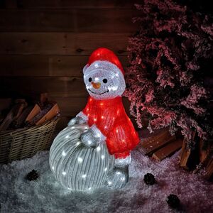 Samuel Alexander - 60cm led Indoor Outdoor Acrylic Snowman Christmas Decoration