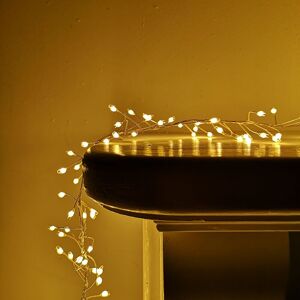 Samuel Alexander - 800 led 5.5m Premier Christmas Indoor Outdoor Wire Cluster Lights with Timer in Gold