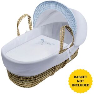 Kinder Valley - a Elephant Moses Basket Bedding Set Dressings For Palm And Wicker