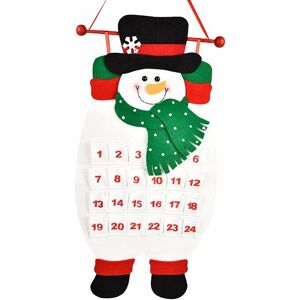 Langray - Advent Calendar Snowman, Christmas Calendar, To Fill Christmas Tree Jewellery, Wall Hanging Decoration