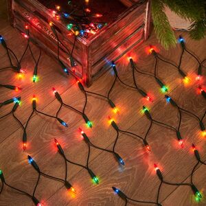 NOMA 3m Indoor Alderbrook Traditional Christmas Tree Fairy Lights 40 Multi Colour Bulbs - Multi Colour