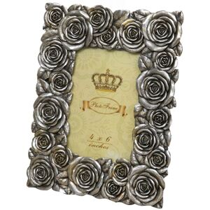 Biscottini - Set 2 Antiqued silver finishing photo holder L23XD5XH28 cm