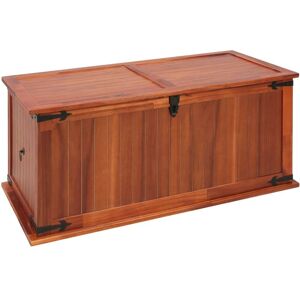 Bloomsburymarket - Arneson Solid Acacia Wood Storage Chest by Bloomsbury Market - Brown