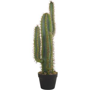 Beliani - Artificial Potted Plant for Indoor Use 78 cm Decoration Black Pot Cactus - Green