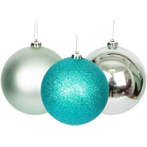 Shatchi - baubles turquise 35CM 3PC pvc