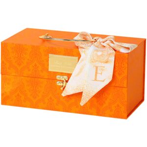 PESCE Bridesmaid Proposal Box Vintage Pattern Handheld Gifts Box, Valentine's Day gift box, and Ribbon Orange