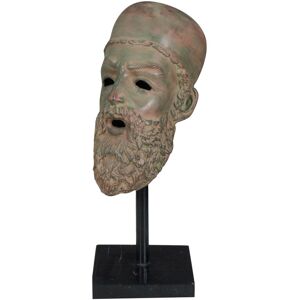 BISCOTTINI Bronze head W15xDP43xH20 cm sized