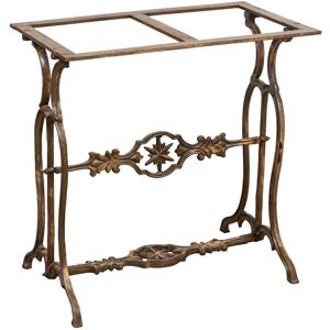 BISCOTTINI Cast iron table base with antique finish