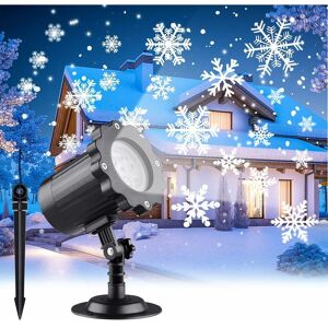 Tinor - Christmas Snowflake Projector Lights,LED Projector Lamp, IP65 Waterproof,for Christmas,Xmas, Wedding, Party