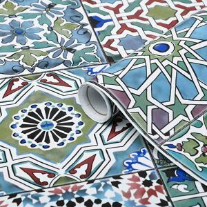 Mosaic Tile D-c-fix Stationary Crafts Self Adhesive Film 1.5 m x 67.5 cm Vinyl