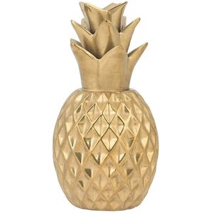 Beliani - Modern Contemporary Decorative Figurine Pineapple Accent Piece Gold Tyana - Gold