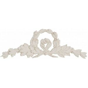 Biscottini - Decorative wooden frieze in antique white finish