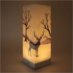 Langray - Deer Paper Lanterns Decorative Creative Novelty Paper Lanterns Collapsible Safety Material usb Low Power Energy Save Lamp Home Room