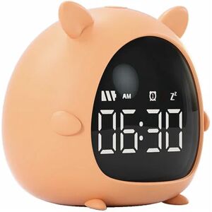 LUNE Digital Children's Alarm Story, Cartoon Rechargeable Alarm Cloah (Fox)