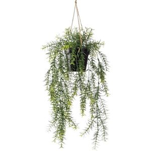 Berkfield Home - Emerald Artificial Asparagus Hanging Bush 50 cm in Pot