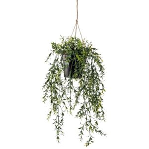 Berkfield Home - Emerald Artificial Boxwood Hanging Bush in Pot 50 cm