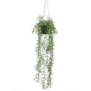 Berkfield Home - Emerald Artificial Senecio Hanging Bush in Pot 70 cm