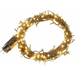 Tectake - Fairy lights with 8 modes (for indoor & outdoor use) - Christmas lights, outdoor Christmas lights, Christmas tree lights - 200 - green