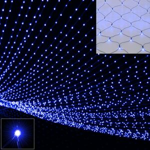 monzana Deuba led Rain Fairy Lights Chain Indoor Outdoor Warm White / Cool White Light Net, Light Curtain Christmas Decoration, Christmas Lights Lichternetz