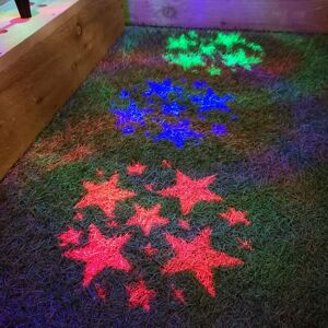 FESTIVE PRODUCTIONS Festive Christmas Set of 3 Projector With Stars Multi Colour