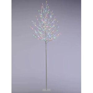 Indoor or Outdoor Christmas Aurora Multi Coloured Led Twig Tree - 180cm - Festive