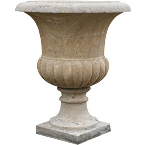 BISCOTTINI Festooned Vase Aged In Stone