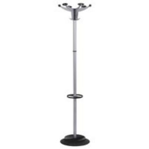 Sevilla Coat Stand 12 Pegs Silve Gey pmsev - Alba