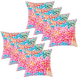 Gardenista - Outdoor Multicolour Printed Cushions for Garden Decoration, Water Resistant Polyester Removable Covers with Hollowfibre Filled Back