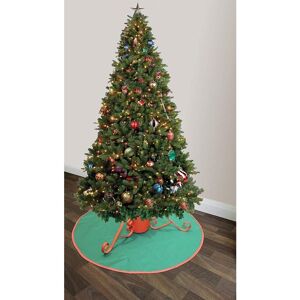 Garland - Christmas Tree Stand Floor Protector Mat - Double Sided - Red and Green - Red / Green