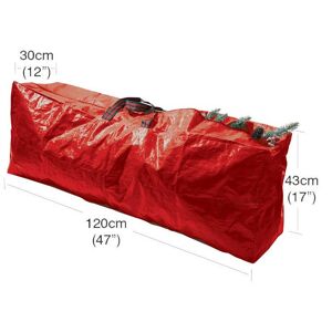 Garland - Christmas Tree Storage Bag - Red - 120cm x 25cm - Red