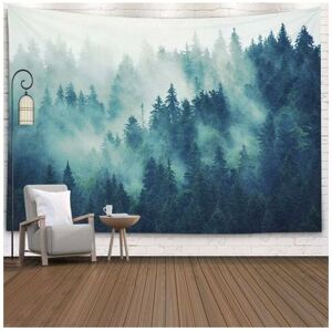 LUNE Gray Tapestry Wall Hanging, Living Room Bedroom Decoration Tapestries By Printed 150X150cm