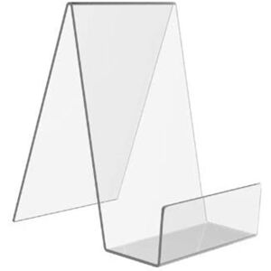 Clear Acrylic Book Stand - Book Stand and Holder - Clear Acrylic Tablet Holder for Displaying Photos - Groofoo