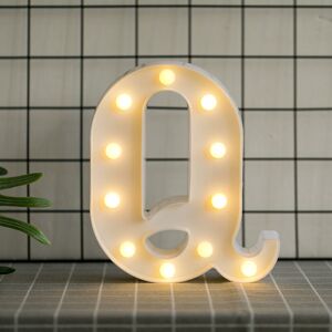 Hashtag Symbol Sign Night Lights led Alphabet Art Lights Wall Decor Light up for Wedding Birthday Party Christmas Home Bar Decoration q Denuotop